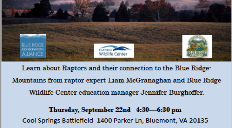 Raptor Event September 22, 2022 – Please Register